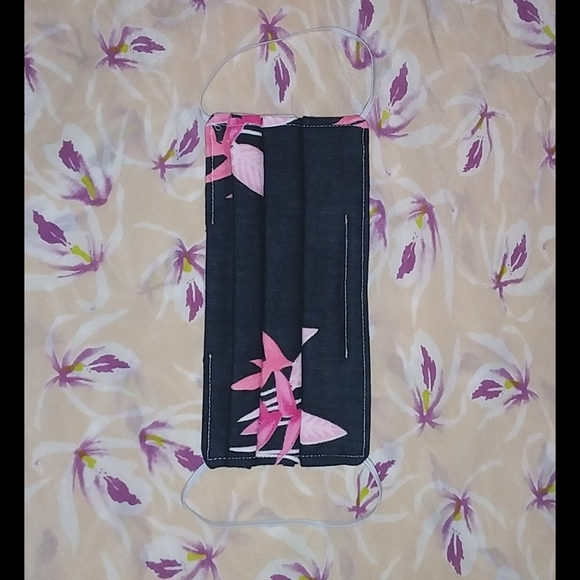 Acacia Heliconia custom cloth face mask swimwear - Picture 1 of 6